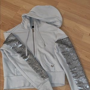 Zip up sweatshirt